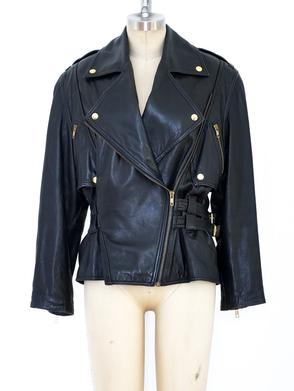 Leather Motorcycle Jacket Jacket arcadeshops.com