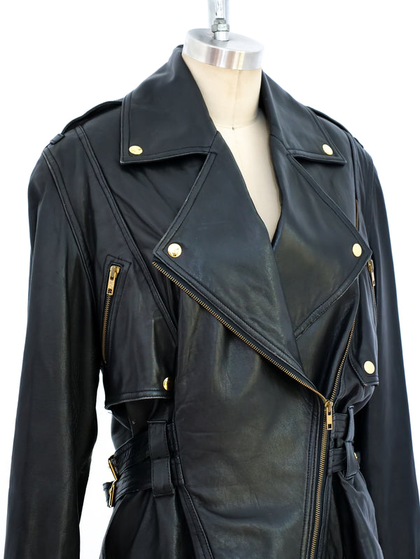 Leather Motorcycle Jacket Jacket arcadeshops.com