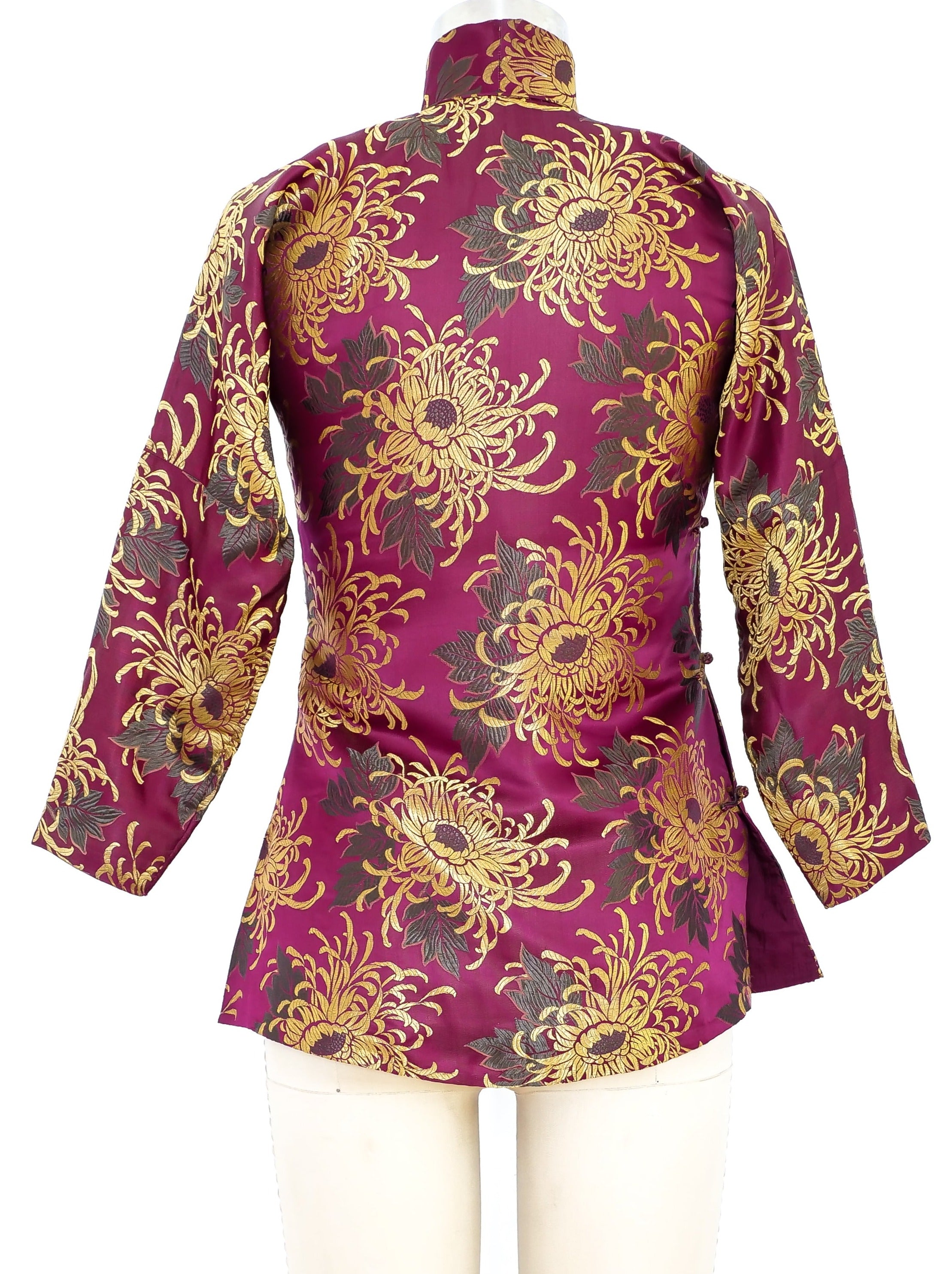Floral Brocade Silk Xi Pao Jacket