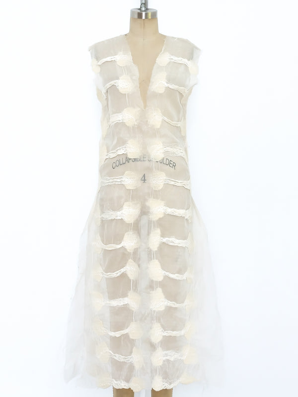Claudy Jongstra Wool and Silk Fiber Art Dress Dress arcadeshops.com