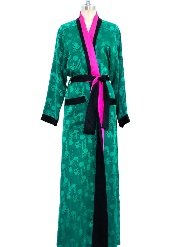 Emerald Silk Robe Jacket arcadeshops.com