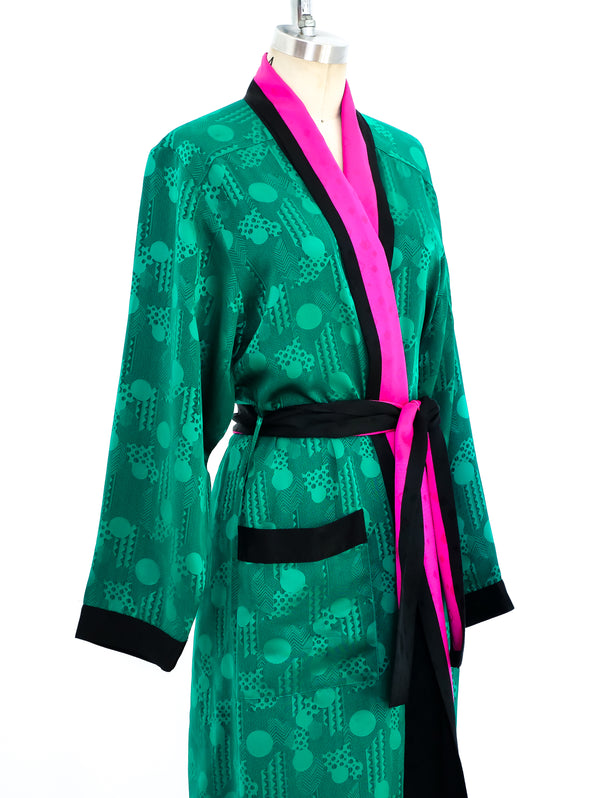 Emerald Silk Robe Jacket arcadeshops.com