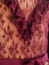Victorian Inspired Embellished Lace Top Top arcadeshops.com