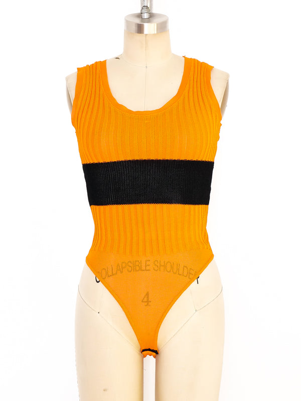 Claude Montana Rib Knit Body Suit Suit arcadeshops.com