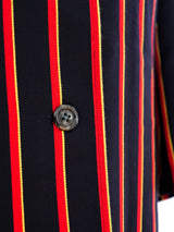 Yves Saint Laurent Striped Coat Dress Dress arcadeshops.com