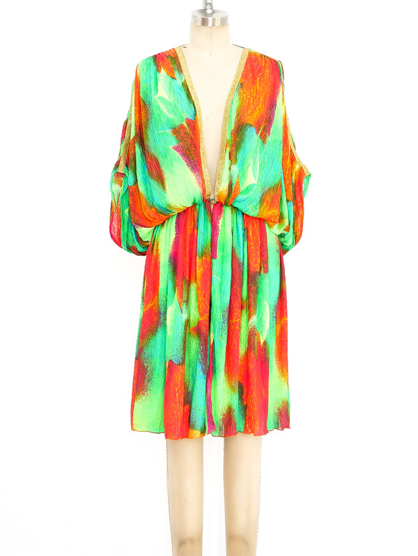 Neon Printed Cover Up Jacket arcadeshops.com