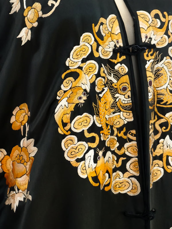 Hand Embroidered Chinese Robe Jacket arcadeshops.com