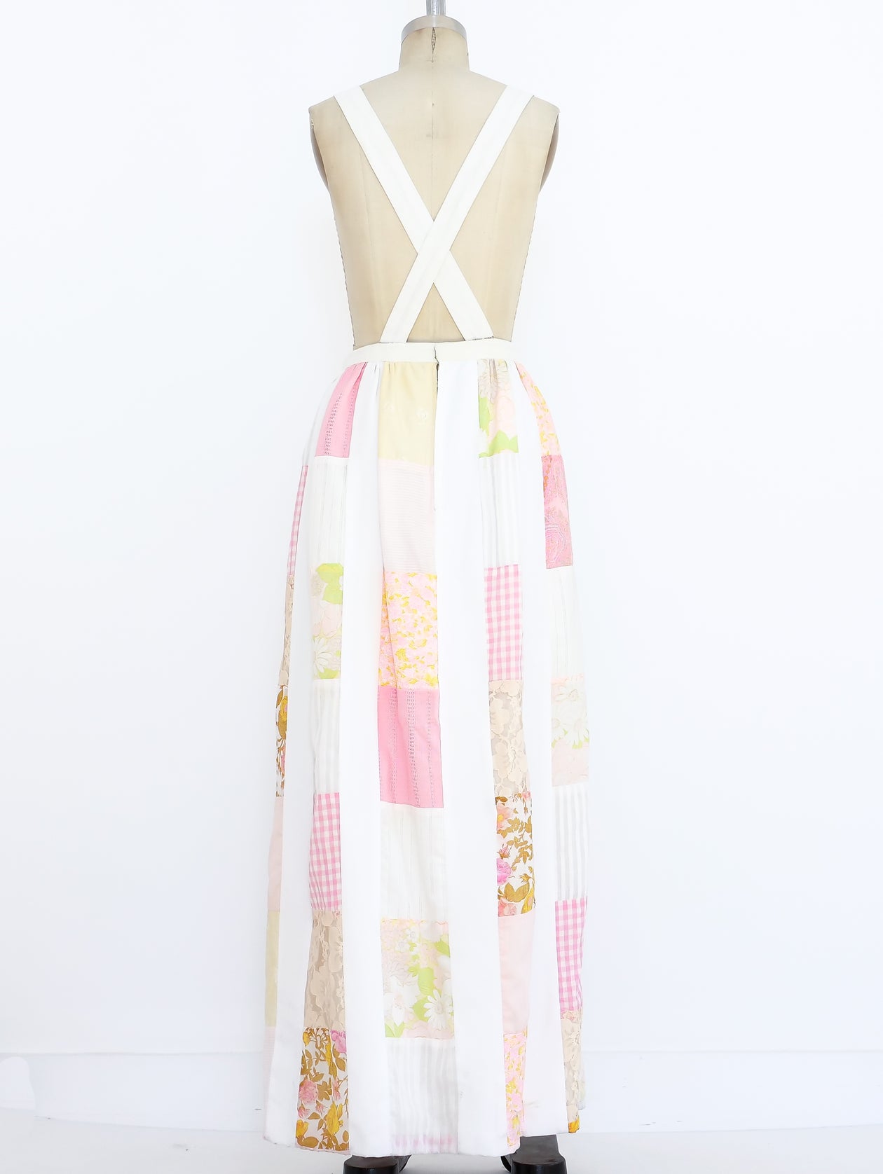 Pastel Patchwork Apron Dress