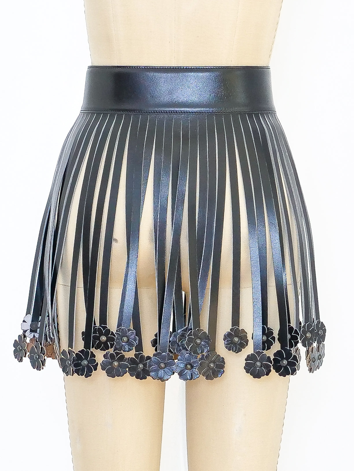 Alaia Fringed Leather Waist Belt