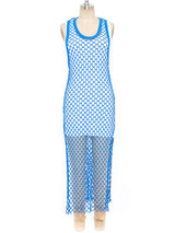 Sonia Rykiel Cerulean Net Dress Dress arcadeshops.com