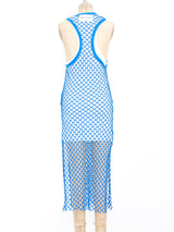 Sonia Rykiel Cerulean Net Dress Dress arcadeshops.com