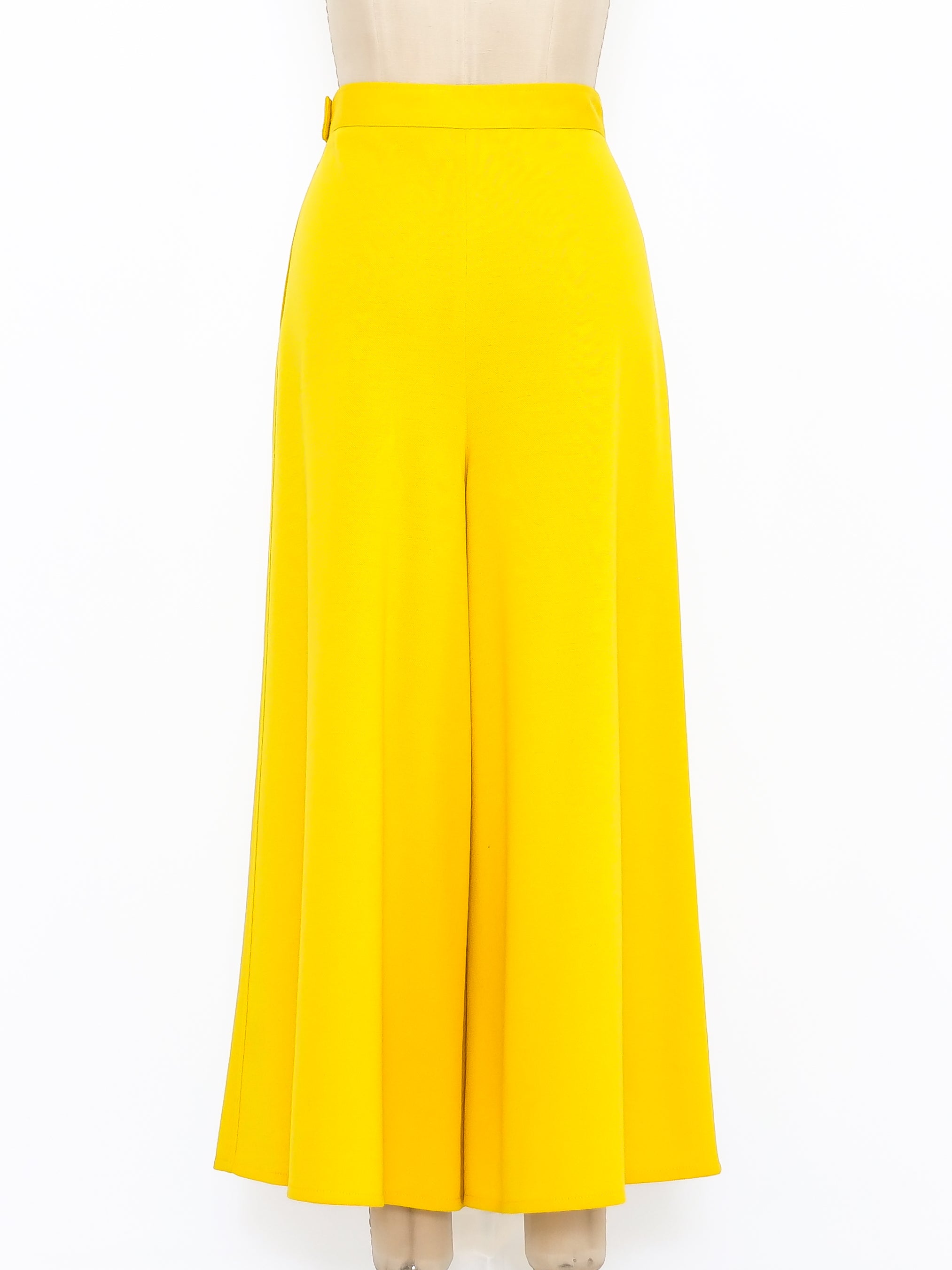 Sonia Rykiel Yellow Gaucho Pants