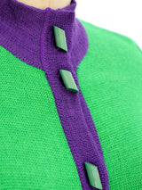 Yves Saint Laurent Colorblock Knit Jacket Jacket arcadeshops.com