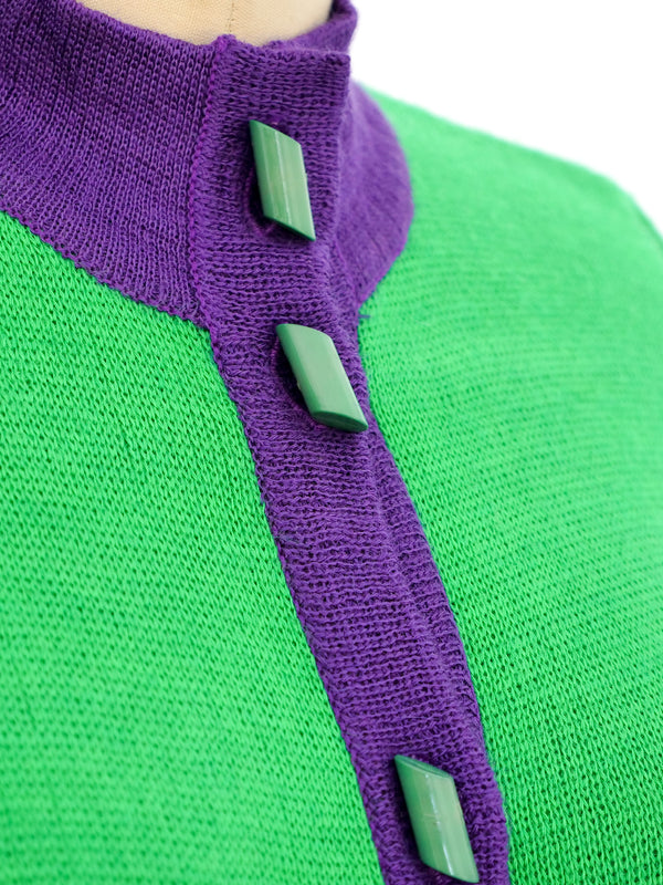 Yves Saint Laurent Colorblock Knit Jacket Jacket arcadeshops.com
