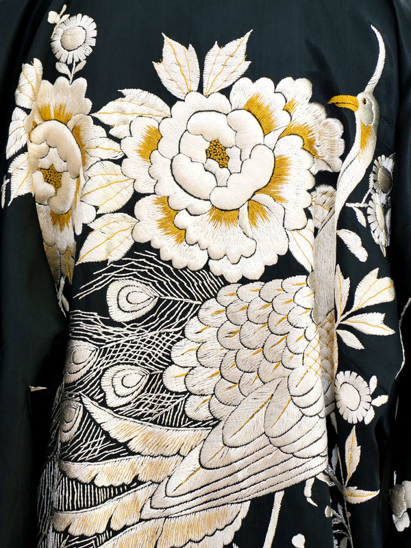 1920's Heavily Embroidered Kimono Jacket arcadeshops.com