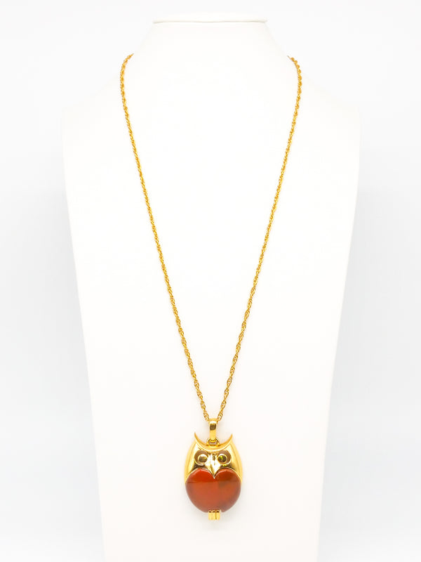 Owl Pendant Necklace Accessory arcadeshops.com