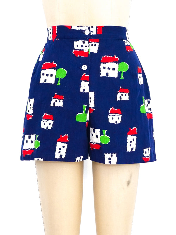 Novelty House Printed Shorts Bottom arcadeshops.com