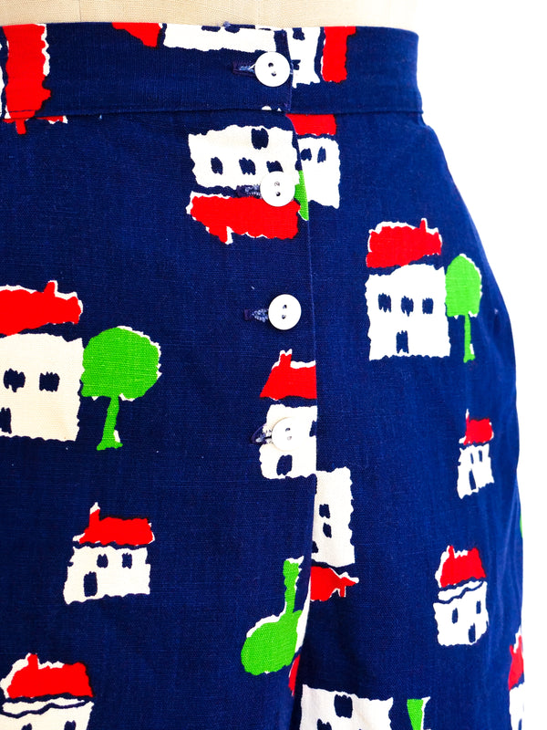 Novelty House Printed Shorts Bottom arcadeshops.com