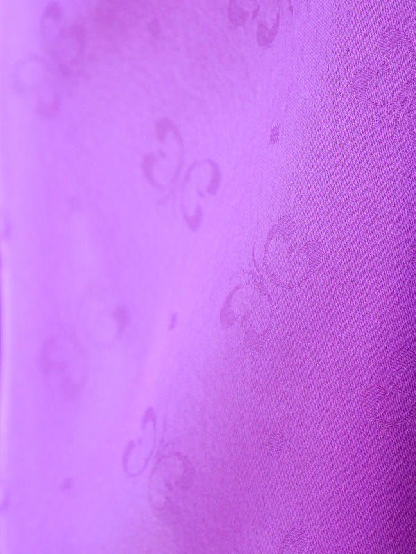 Hanae Mori Butterfly Jacquard Silk Blouse Top arcadeshops.com