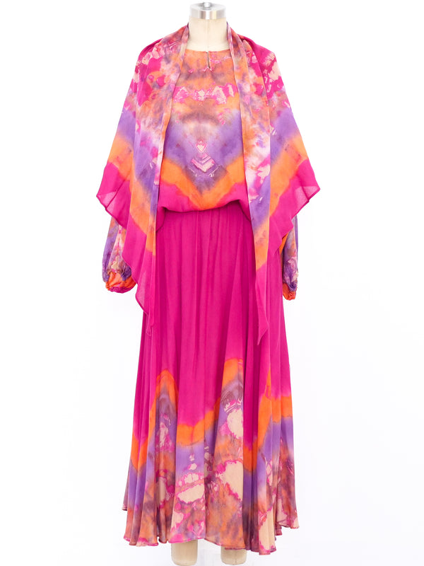 1980's Tie Dyed Ensemble Suit arcadeshops.com