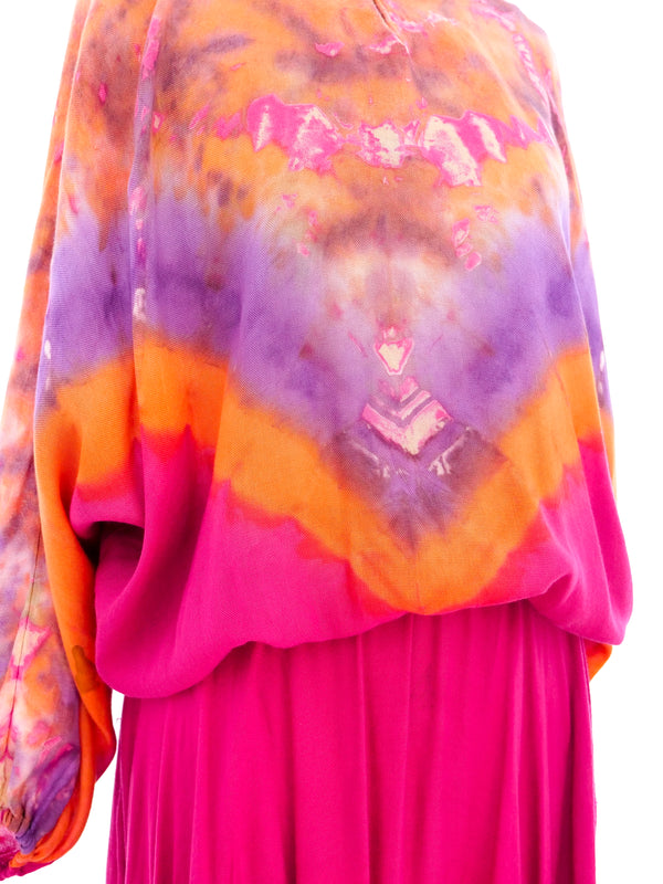 1980's Tie Dyed Ensemble Suit arcadeshops.com