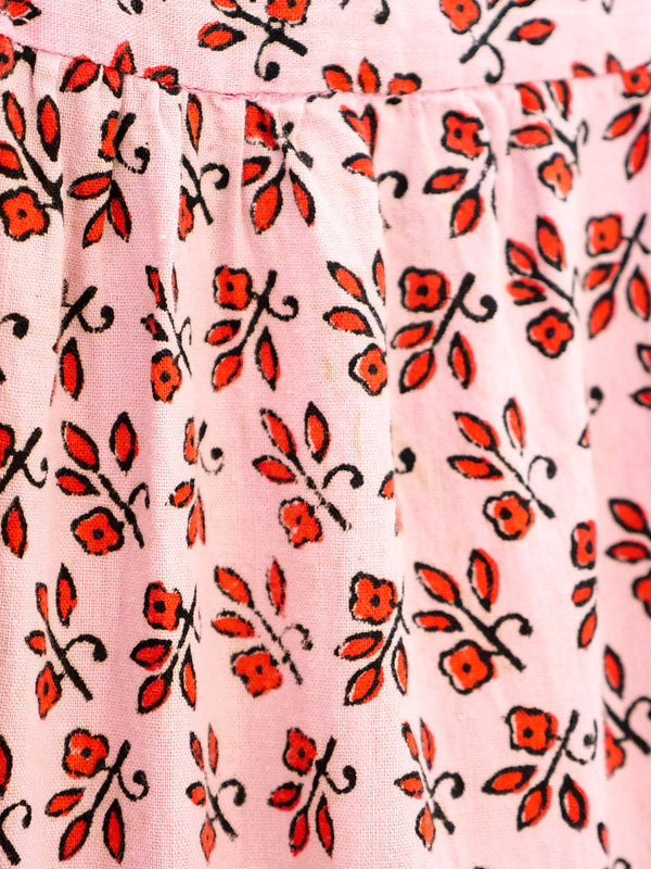 Block Printed Pieced Maxi Dress Dress arcadeshops.com