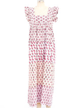 Block Printed Pieced Maxi Dress Dress arcadeshops.com