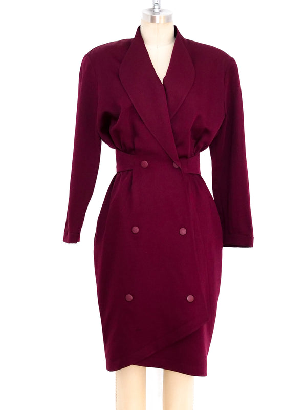 Thierry Mugler Double Breasted Coat Dress Dress arcadeshops.com