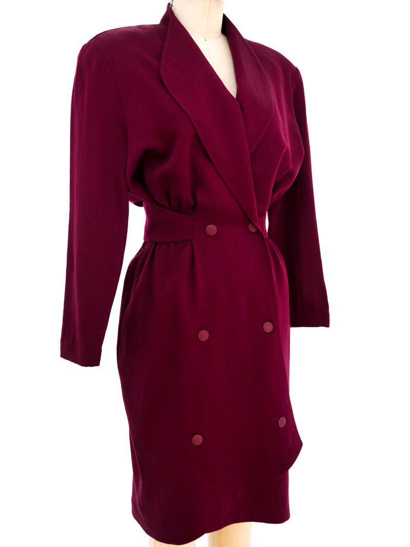 Thierry Mugler Double Breasted Coat Dress Dress arcadeshops.com