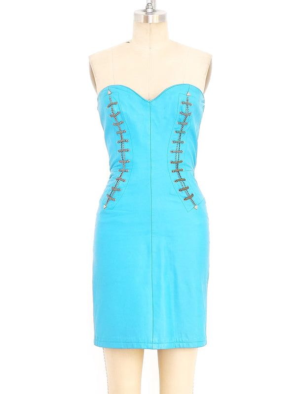 North Beach Leather Bustier Dress Dress arcadeshops.com