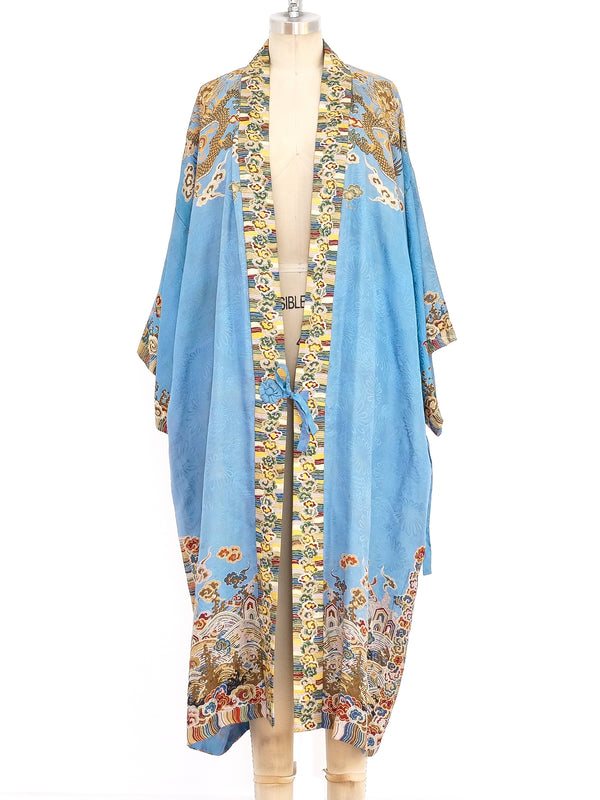 1940's Printed Silk Robe Jacket arcadeshops.com