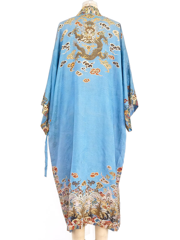 1940's Printed Silk Robe Jacket arcadeshops.com