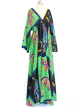 La Vetta Scarf Printed Silk Dress Dress arcadeshops.com