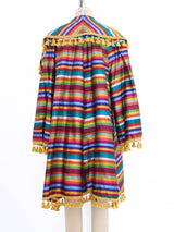 Metallic Rainbow Striped Silk Jacket Jacket arcadeshops.com