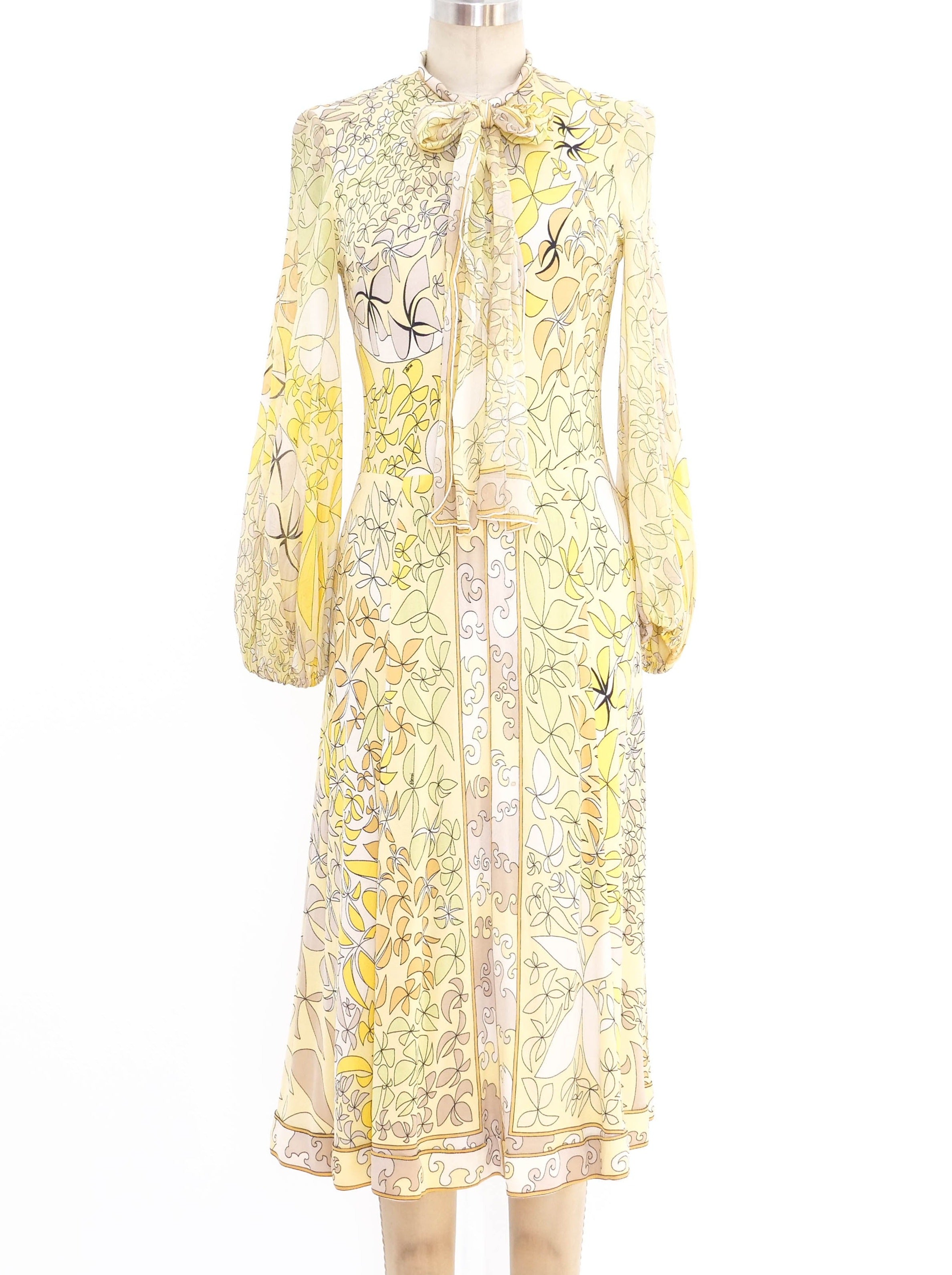 パーティードレス Printed Silk Jersey Mini Dress Taija Wrap Mini Dress Orange / Cream Floral | Princess Polly