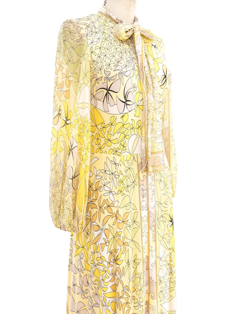 Bessi Printed Silk Jersey Dress Dress arcadeshops.com