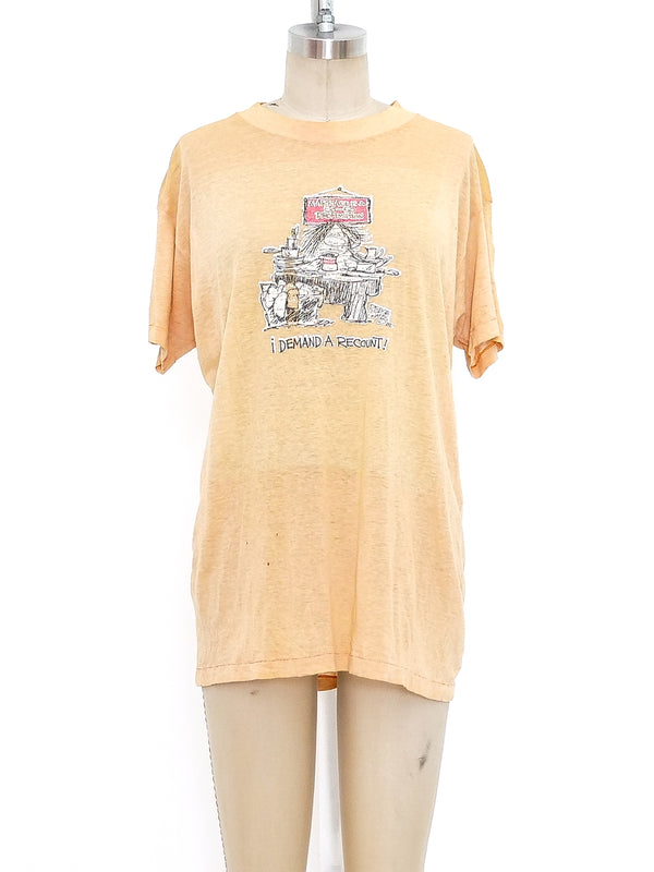 I Demand A Recount Tee T-shirt arcadeshops.com