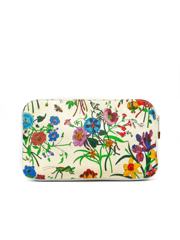 Gucci Flora Printed Canvas Clutch Accessory arcadeshops.com