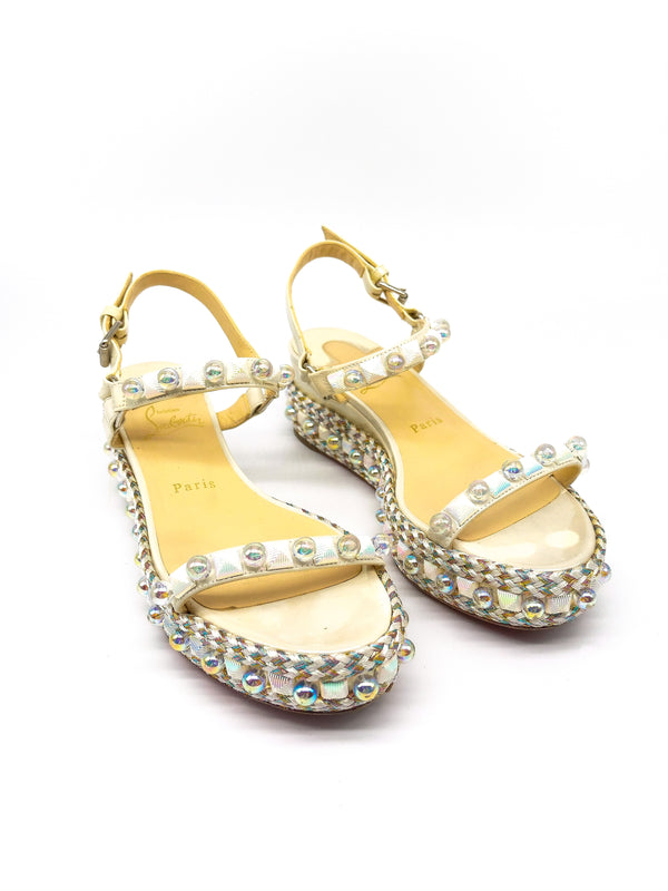 Christian Louboutin Cataconico 60mm Wedge Sandal Accessory arcadeshops.com