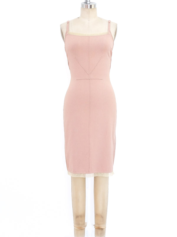 Alessandro Dell'Acqua Blush Bodycon Dress Dress arcadeshops.com