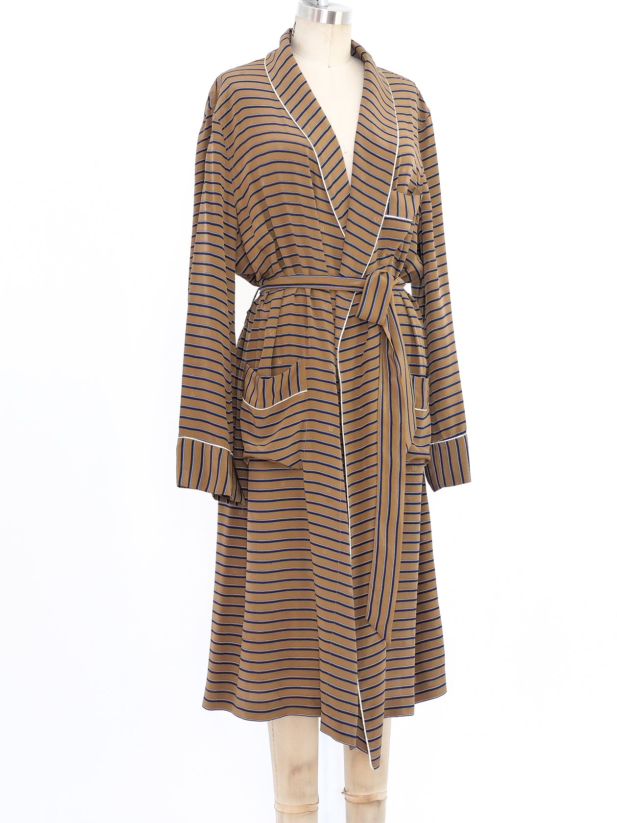 Elegant Floral Gucci Dress Gucci Blue Orange Two Toned Jacquard Belted Robe L Gucci TLC US Elegant Floral Gucci Dress Gucci Blue Orange Two Toned Jacquard Belted Robe L Gucci TLC US