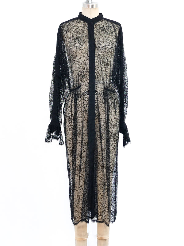 Black Lace Starburst Dress Dress arcadeshops.com