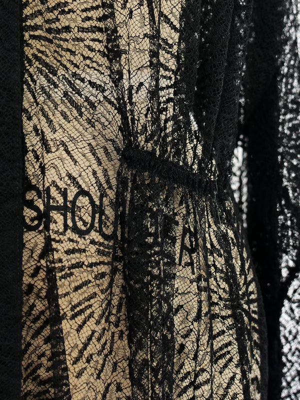 Black Lace Starburst Dress Dress arcadeshops.com