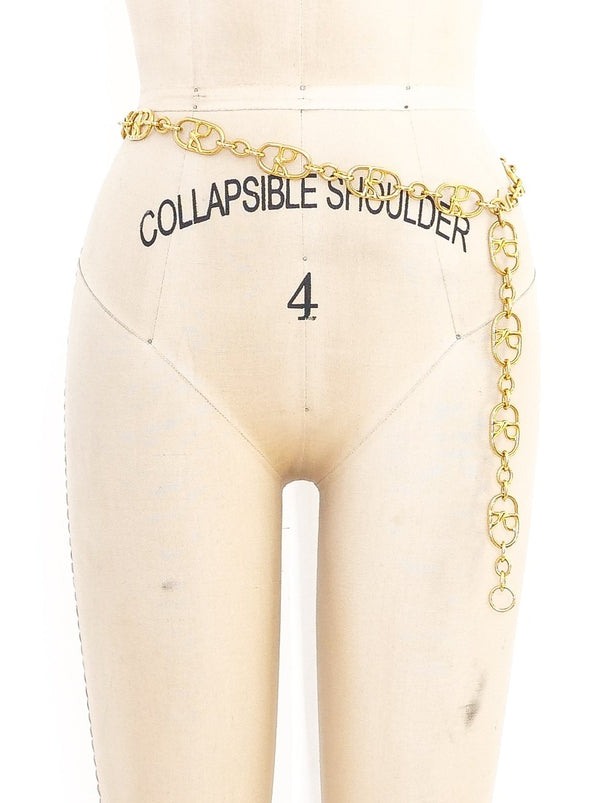 Roberta di Camerino Logo Chainlink Belt Accessory arcadeshops.com