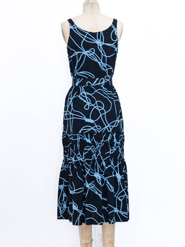 Dries Van Noten Rope Printed Dress Dress arcadeshops.com