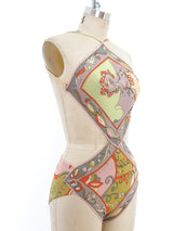 1960's Emilio Pucci Cutout Bathing Suit Suit arcadeshops.com