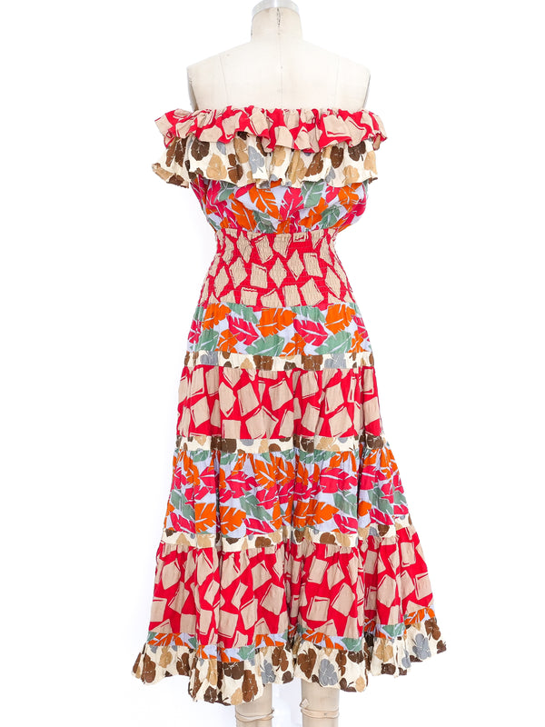 Diane Freis Strapless Ruffle Sundress Dress arcadeshops.com