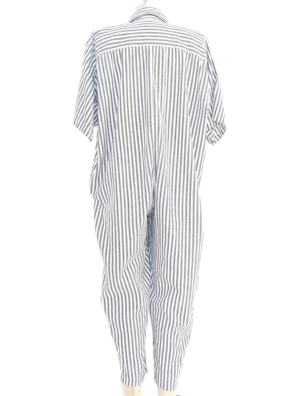 Norma Kamali Oversized Striped Jumpsuit Suit arcadeshops.com