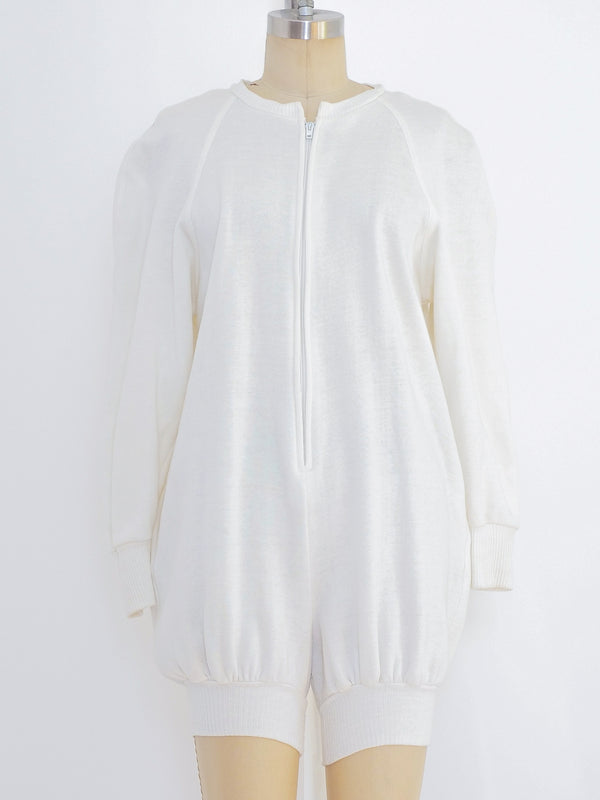 Norma Kamali Sweatshirt Romper Suit arcadeshops.com