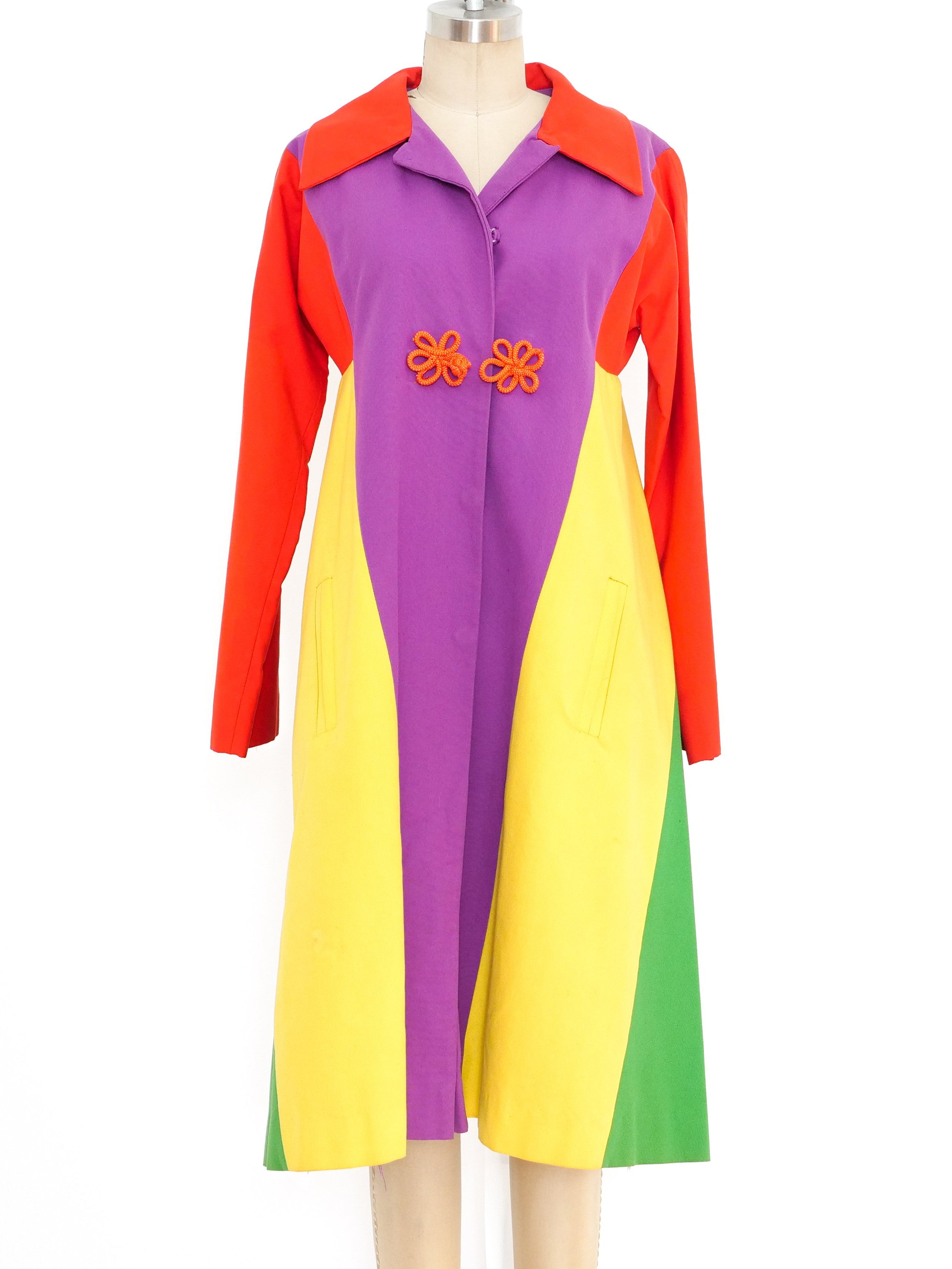 1960's Colorblock Coat